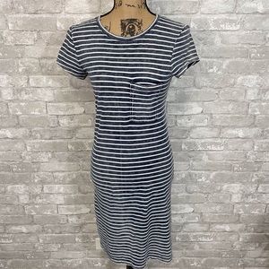 Cloth & Stone Striped T-Shirt Dress